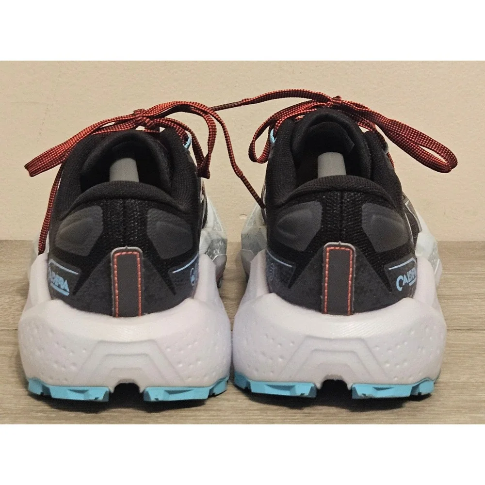 Brooks Caldera 7 Womens Trail Running Shoes Black Blue Red 1204041B083 Size 8 B